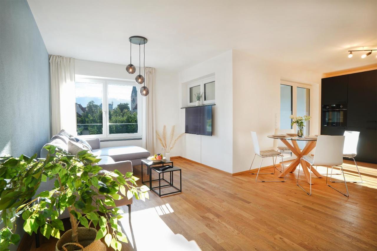 Voyage Stadtoase Am Fluss I Zentral I Freier Parkplatz I Wifi I Netflix I Aufzug 켐프텐 외부 사진