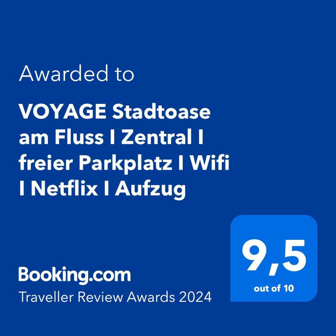 Voyage Stadtoase Am Fluss I Zentral I Freier Parkplatz I Wifi I Netflix I Aufzug 켐프텐 외부 사진